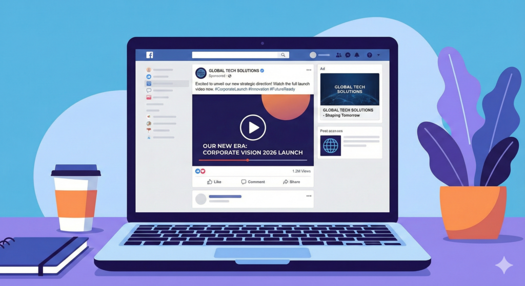 corporate video launch